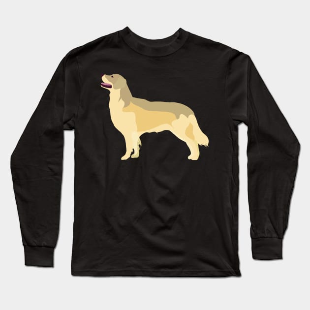 Golden Retriever Long Sleeve T-Shirt by X-TrashPanda